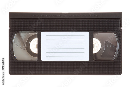 Fotografía Video cassette isolated on white background
