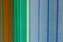 Parallel Plates Of A Roller Shutter As A Background.