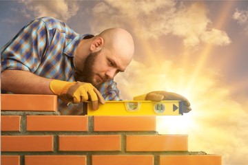 Wall Mural - Bricklayer.