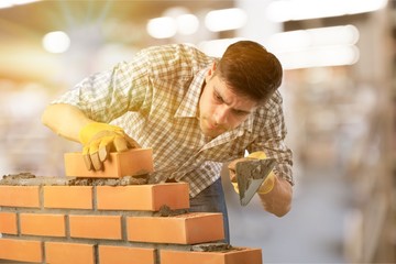 Wall Mural - Bricklayer.