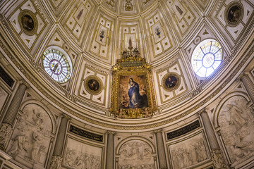 Sticker - interiors of Seville cathedral, Seville, Andalusia, spain