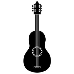 Poster - guitar instrument isolated icon vector illustration design