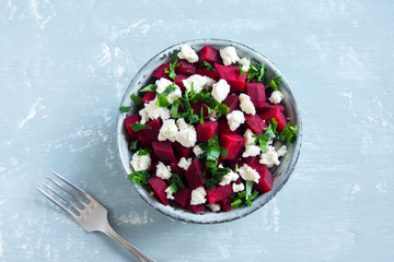 Wall Mural - Beet and Feta Cheese Salad