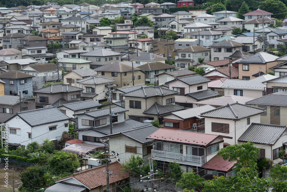 1970年代、日本の住宅団地 Stock Photo | Adobe Stock
