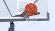 © Miguel Aguirre - 3d Basketball ball and basket