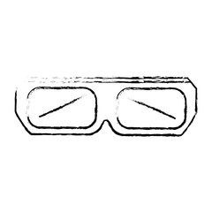 Wall Mural - glasses 3d isolated icon vector illustration design