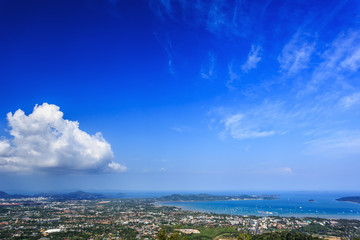 Wall Mural - View from Big Buddha, Phuket, Thailand