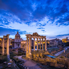 Fototapete - Forum Romanum in Rom, Italien