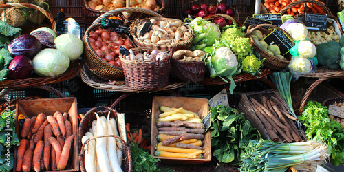 Fotografía Vegetables market (Bourgogne - France)