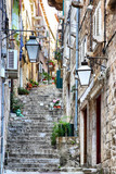 Fototapeta Uliczki - Street in Old town of Dubrovnik