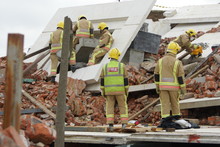 Tower Block Building Collapse Disaster Zone