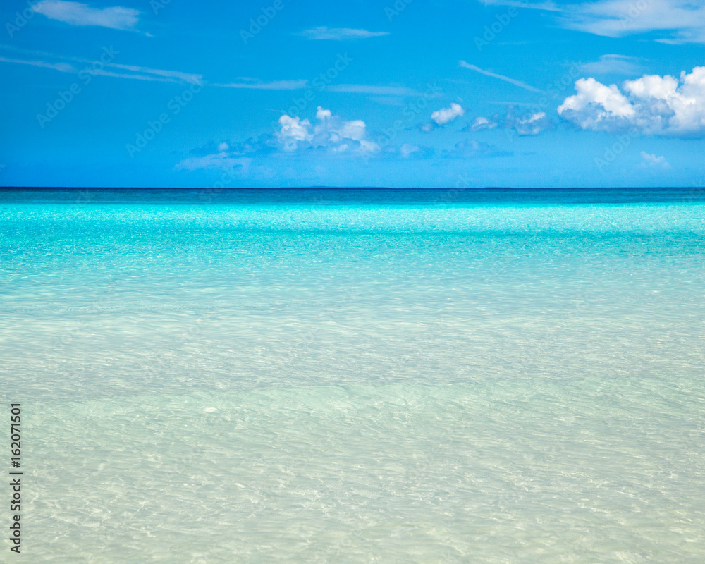 Seascape in the Bahamas - obrazy, fototapety, plakaty 