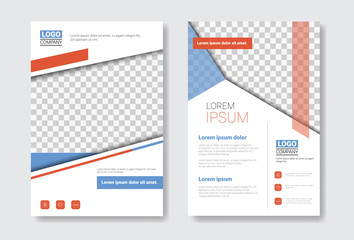 Poster - Template Design Brochure Set, Annual Report, Magazine, Poster, Corporate Presentation Collection, Portfolio, Flyer With Copy Space Vector Illustration