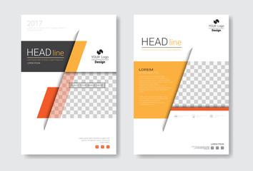 Poster - Template Design Brochure Set, Annual Report, Magazine, Poster, Corporate Presentation Collection, Portfolio, Flyer With Copy Space Vector Illustration