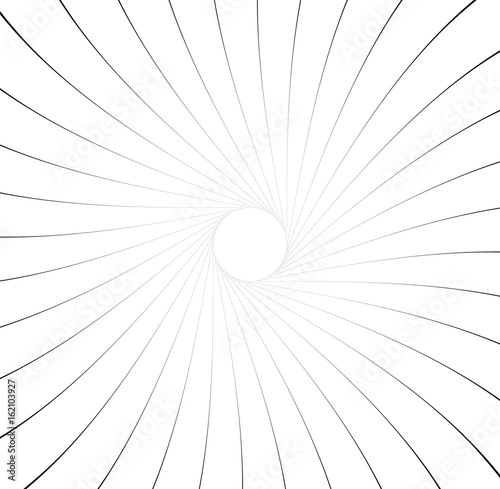 Abstract Pattern With Radial Lines Radial Radiating Lines With