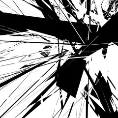 Poster - Abstract art. Artistic abstract geometric, illustration. Black and white abstract element