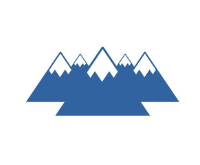 Sticker - mountain icon