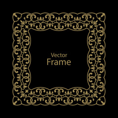 Poster - Baroque ornate frame