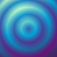 Poster - Circular pattern with concentric circles. Faded overlapping circle shapes, abstract ripple effect