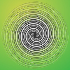 Poster - Abstract illustration with spiral motif. Abstract swirl, twirl element