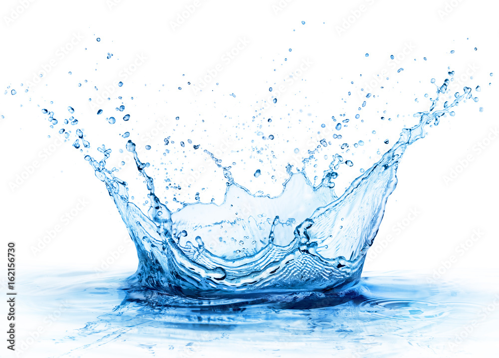 Splash - Fresh Drop In Water - Close Up
 - obrazy, fototapety, plakaty 
