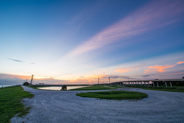 Wall Mural - Florida Landscape with Bridges