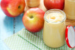 Canned homemade applesauce
