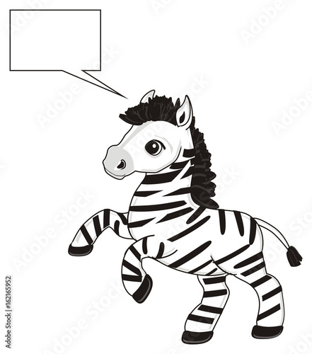 stripy horse toy