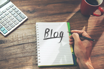 man written blog tex