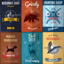Vintage Hunting Posters Collection