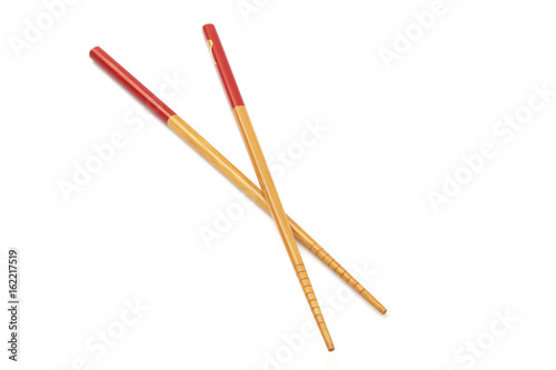 Fotografie, Obraz chopsticks japanese isolated on white background