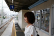 © lansa - japanese yuong woman in  station
