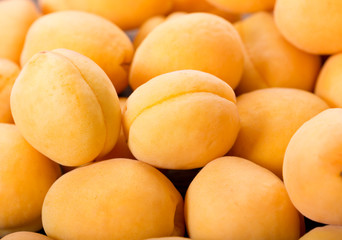 Wall Mural - fresh apricots as background