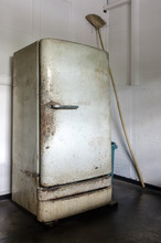 Rusty Vintage Refrigerator