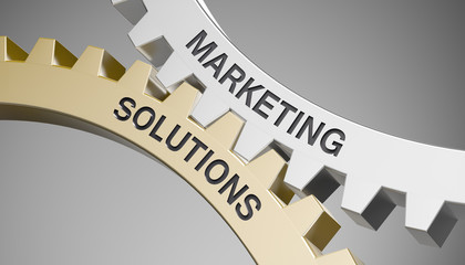 Poster - Marketing Solutions / Zahnrad