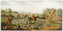 Going To Cover - Hunting. Date: Circa 1860