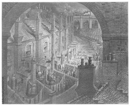 Dekoracja na wymiar  przez-londyn-koleja-data-1870