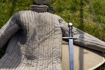 Medieval weapons, medieval festival