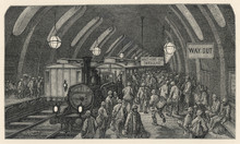 Workmens Train Baker St. Date: 1870