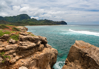 Wall Mural - Maha'ulepu beach in Kauai