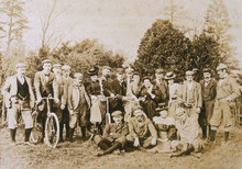Wood Green Cycle Club. Date: Circa 1890