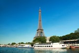 Fototapeta Boho - The Beautiful Eiffel Tower in Paris, France