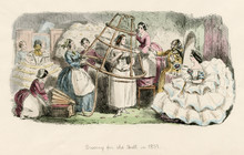 Silhueta Crinoline Senhora do Victorian Foto stock gratuita - Public ...