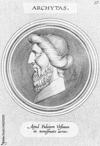 Fényképezés Archytas of Tarentum. Date: FL. 400 - 365 BC