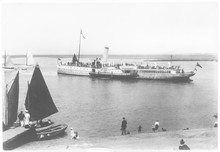 Lady Margaret Paddle Steamer. Date: 1904