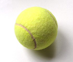 green tennis ball