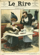 In A French Cafe 1905. Date: 1905