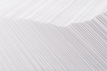 Poster - white striped stepped abstract texture with halftone border.