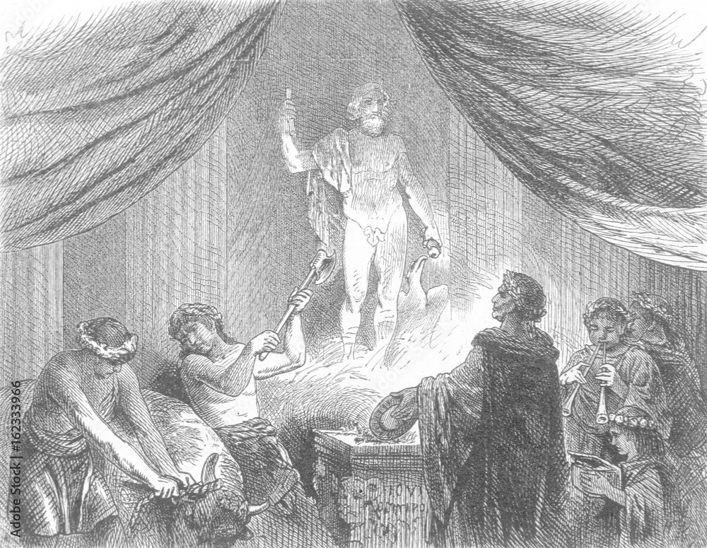 Romans Sacrifice Ox