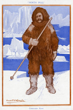 Robert Edwin Peary  American Explorer. Date: 1909